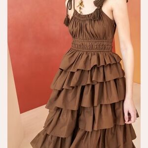 Ulla Johnson Estella Dress. Color- Desert Palm. Size 8